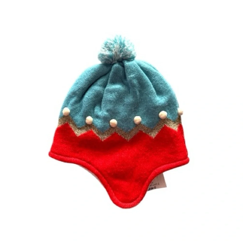 Boden Knit Pom-Pom Hat .  Size S